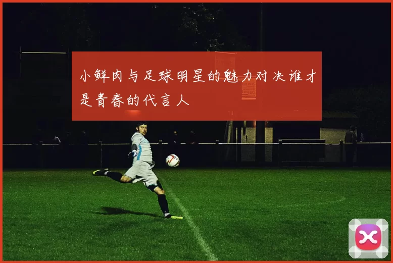 小鲜肉与足球明星的魅力对决谁才是青春的代言人