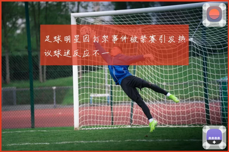 足球明星因打架事件被禁赛引发热议球迷反应不一